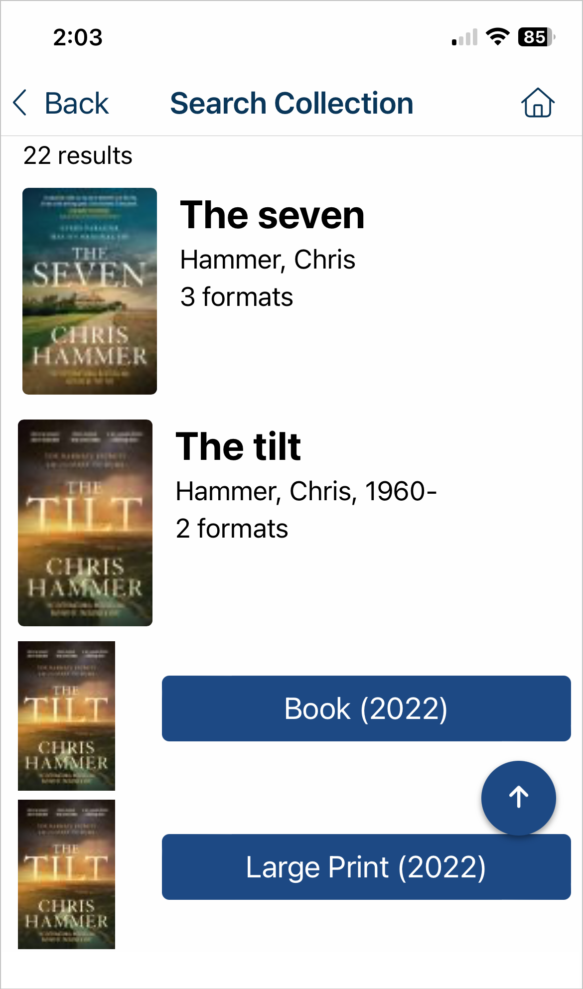 Search for books on the Sutherland Shire Libraries App