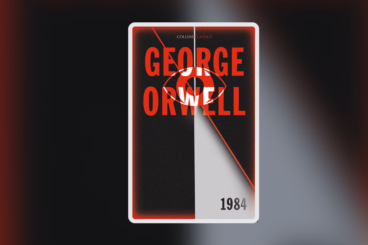 1984 by George Orwell [book cover]