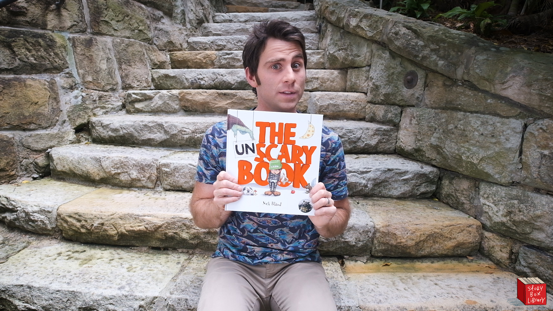 Jimmy Rees reading The Unscary Book by Nick Bland